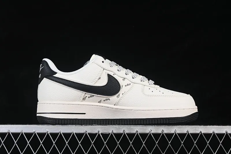 All categories Nk Air Force 1 Air Force series Nk Air Force 1 Low Air Force low top Nike Air Force 1'07 Low joint beige black hook Air Force 1 low top casual sneakers SM6668-117